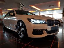 2015 BMW 740Li 3.0 M Sport Sedan Vacuum Door Panoramic Roof Harman Kardon Sound System Rear Entertainment Power Boot Surround View Camera Head Up Display Paddle Shift Push Start Button