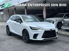 2023 LEXUS RX350 F SPORT 2.4 TURBO**GRADE 5AA**PANORAMIC ROOF**360 SURROUNDING CAMERAS**RED INTERIOR**POWER SEAT AND MEMORY SEAT**POWER BOOT**