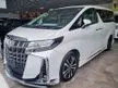 Recon 2022 Toyota Alphard 2.5 G S C Package MPV ORI JAPAN/GRADE4.5A/11KM ONLY