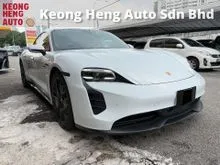 2022 Porsche Taycan GTS Sedan Japan Spec Grade 5A Registered 2024 32K KM Done Alcantara Seat Power Boot Panaromic Roof 360 Camera Chrono
