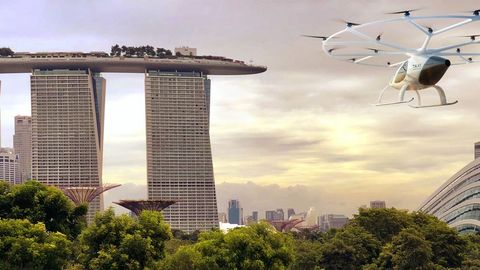 Daimler-Backed Volocopter To Start Air Taxi Trials In Singapore In 2H 2019
