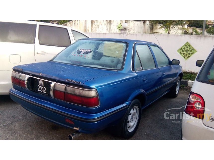 Toyota Corolla 1990 SE 1.3 in Selangor Manual Sedan Blue ...