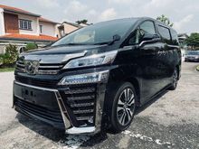 2018 TOYOTA VELLFIRE ZG 2.5 BSM FDM 3LED SUNROOF ANDROID MONITOR 3 YR WRTY