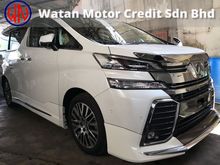 2015 Toyota Vellfire 2.5 Z G Edition /MPV/ Japan/ Unreg /NO GST