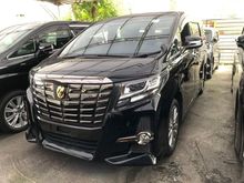 2017 Toyota Alphard 2.5 G SA Type Black , Alcantara Leather Seats , Surround Camera , Unregistered