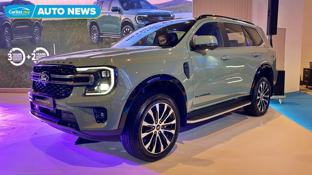 New 2026 Ford Everest Platinum launched in Malaysia in 2.0L and 3.0L V6 forms; priced from RM349k