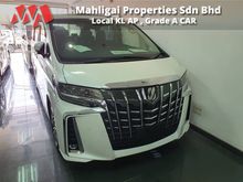 2018 UNREG Toyota Alphard 2.5S C- Package Original Mileage 4,445KM Full Specs with Home Theatre