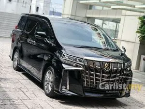 2022 Toyota Alphard 2.5 S Type Gold II MPV, GRADE 4.5B, ORI 24K KM, ALL BLACK INTERIOR, DIM, BSM, SUNROOF & MOONROOF, 3 LED HEADLAMP