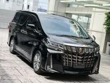 2022 Toyota Alphard 2.5 S Type Gold II MPV, GRADE 4.5B, ORI 24K KM, ALL BLACK INTERIOR, DIM, BSM, SUNROOF & MOONROOF, 3 LED HEADLAMP