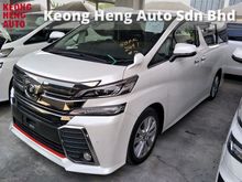 2015 Toyota Vellfire 2.5 ZA Edition MPV PRE CRASH STOP SYSTEM 7 SEATER 2 POWER DOOR POWER BOOT RADAR 4 CAMERA DVD PLAYER WITH REAR MONITOR