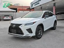 2022 Lexus RX 300 2.0 F Sport SUV (GRADE 5A) PANORAMIC ROOF / 360 CAMERA / HUD / BSM / POWER BOOT / RX300 / LOW MILEAGE