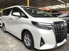 2018 Toyota Alphard 2.5 X 8 SEATER - 2 POWER DOOR - 5 YEARS WARRANTY - FREE SERVICE