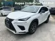 Recon 2020 Lexus NX300T 2.0 F Sport SUV 235HP Turbo Sun Roof LED Light 360View Cam Power Boot Paddle Shift 6Speed