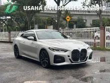 2023 BMW 420I M SPORT 2.0 GRAND COUPE**FULL LEATHER SEAT**BLACK INTERIOR**POWER SEAT AND MEMORY SEAT**BLIND SPORT MONITOR**BACK CAEMRAS**POWER BOOT**