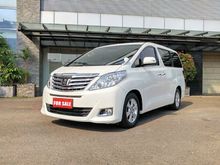 2013 Toyota Alphard 2.4 X X MPV White on Beige Double Sunroof, TAX SUPER PANJANG, LOW KM 20RIBUAN ASLI SUPER ANTIK, GRESS ISTIMEWA, RARE ITEM