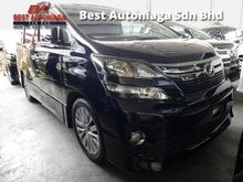 2014 Toyota Vellfire 2.4 Z Golden Eyes MPV -- UNREG --