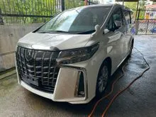 2021 Toyota Alphard 2.5 S Type Gold MPV DIM BSM Grade 4.5 Promo
