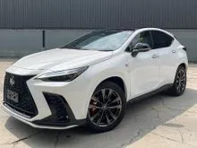2022 LEXUS NX 350 2.4 F SPORT AWD/LOW MILEAGE/FULL SPEC/PAN ROOF/WHITE-BLACK LEATHER SEAT/PROMO