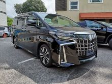 2019 Toyota Alphard 2.5 G S C Package MPV **PRICE Included SST**CLEARANCE SALES**2 LED**SUNROOF/MOONROOF**POWER BOOT**ROOF MONITOR**UNREG**JAPAN SPEC