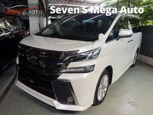 2016 Toyota Vellfire 2.5 Z Alpine Sound System 7 seater