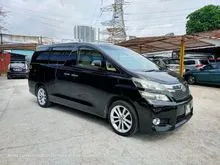2014 Toyota Vellfire 2.4 X MPV 2xPower Door, High Loan, 8 Seater, One Owner