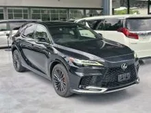 2023 Lexus RX 350 2.4 F Sport AWD Black Leather / Sunroof /8 Years Warranty