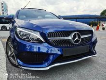 2016 Mercedes-Benz C300 2.0 AMG COUPE KEYLESS ENTRY PUSH START REVERSE CAMERA BURMESTER SOUND MEMORY SEAT POWER BOOT UNREGISTER
