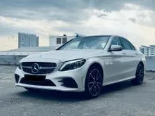 2019 Mercedes-Benz C300 2.0 AMG 46K Miles 360 Apple CarPlay Android Auto Star Burmester PowerBoot Autonomous Braking System 