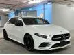 Recon 2018 Mercedes-Benz A180 1.3 AMG EDITION 1 -GRADE 5A / 11K KM / HUD / 4CAMERA / AMBIENT LIGHT / PHONE WIRELESS CHARGING /19 RIMS - Cars for sale