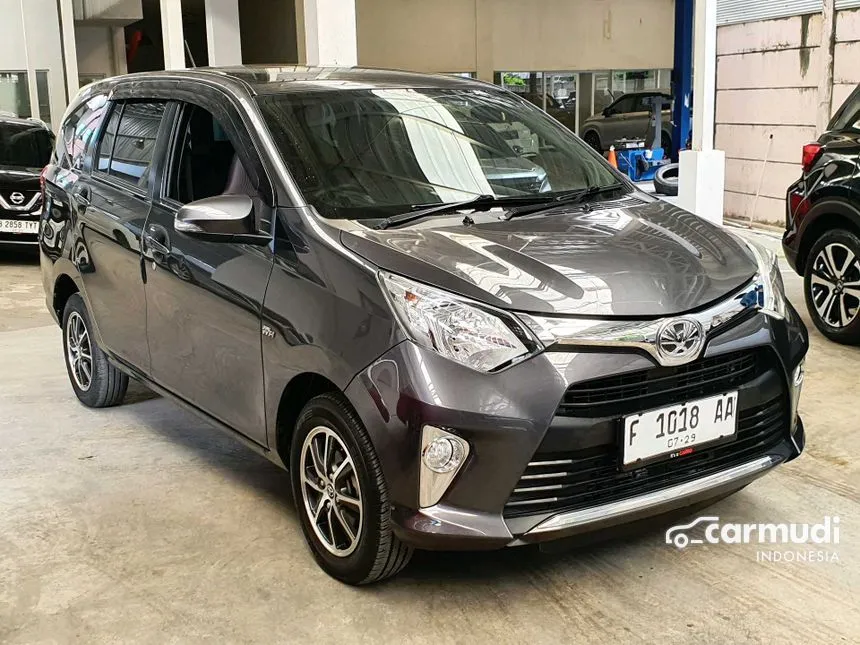Jual Mobil Toyota Calya 2019 G 1.2 di Jawa Barat Manual MPV Abu