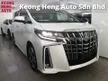 Recon YEAR MADE 2020 Toyota Alphard 2.5 SC Pilot Seat Grade 4.5 SUNROOF 3 LED Headlamp ((( FREE 5 YEARS WARRANTY ))) NO PROCESSING FEE - Cars for sale