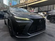 2022 Lexus NX 350 2.4 TURBO F Sport SUNROOF ,360 CAMERA ,2 TONE LEATHER ,BSM ,POWER BOOT UNREG