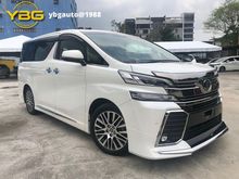 2017 Toyota Vellfire 2.5 ZG MPV LEATHER P CRASH MODELISTA PILOT SEAT UNREG