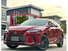 Ready Stock 2023 Lexus RX 350 2.4 Version L SUV Grade 5A Japan Spec With Red Exterior, Mark Levinson, Panoramic Roof And More Open For Booking