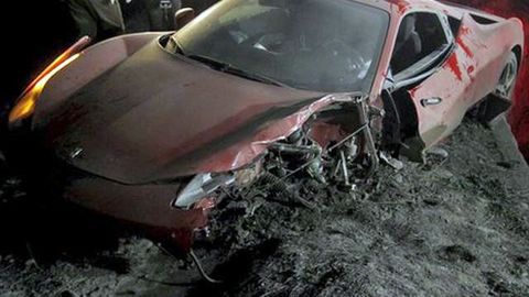 Football Star Arturo Vidal Crashes His Ferrari 458 In Drunk Driving Accident