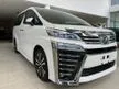 Recon SALES REBATE 12K 2018 Toyota Vellfire 2.5 Z G - Cars for sale