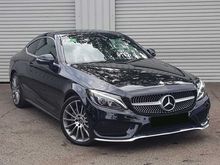 2016 Mercedes-Benz C200 2.0 Coupe AMG Line Sunroof