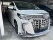 Recon 2019 Toyota Alphard 2.5 SC (PROMOTION PRICE) NO SUNROOF ,PILOT SEATS ,FULL LEATHER ,2 POWER DOOR & BOOT ,REAR CAMERA ,AIRCOND SEATS UNREG