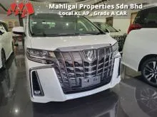 2020 Toyota Alphard 2.5 G S C Package,Japan Grade 5A, Original Japan Mileage 12,000 km, Twin Moon Roof, 1 Camera, 9 Display Audio, 12.2 Roof Monitor