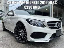 CHEEKY WHITE UNREG 2016 MERCEDES BENZ C250 2.0 AMG JPN