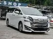 Recon 2019 Toyota Vellfire 2.5 V SPEC, GRADE 4.5A, ORI 27K KM, ORIGINAL MODELISTA BODYKITS, 2 POWER DOORS, POWER BOOT, 3 LED HEADLAMP, PCS, LTA