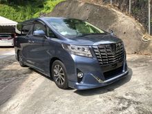 2017 MODELLISTA GREY BLUE POWER BOOT PRE CRASH 7 SEATER Toyota Alphard 2.5 G SA UNREG