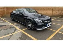 2018 Black Convertible Mercedes-Benz C43 AMG 3.0 4MATIC Coupe - 360 Degree Camera - Sports Exhaust - V6 Petrol Engine - Bluetooth