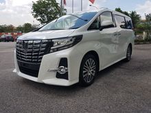 2016 Toyota Alphard 3.5 SA-C JBL PLAYER JBL HOME THEATHER UNREG