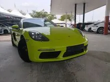 2017 Porsche 718 2.0 Cayman,SPORT CRHONO,PDLS,PASM,LOW MIEALGE,2017 UNREGISTER