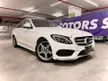 Recon 2018 Mercedes-Benz C180 1.6L/ KEYLESS/ LEATHER SEAT/ 2 POWER SEATS/ 1 MEMORY SEAT/ PADDLE SHIFT/ PCS/ LKA/ BSM - Cars for sale