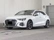 Recon 2021 Audi S3 2.0 Sportback Hatchback / YEAR 2022 FACELIFT / NEW INTERIOR DESIGN