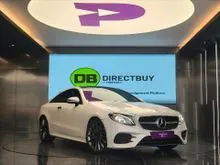2017 Mercedes-Benz E300 2.0 AMG Line Coupe P/Shift P/Roof P/Tailgate M/Seats Keyless