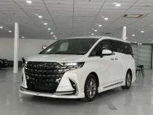 2024 Toyota Alphard 2.5 Z 7-Seater MPV / ORIGINAL BODYKIT / FULL SPEC UNIT / TIPTOP CONDITION
