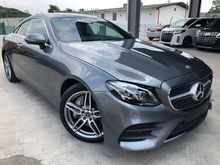 2018 MERCEDES BENZ E300 AMG COUPE 2.0L UNREGISTER UK SPEC FULLY LOADED ORI MILLAGE 1++KM